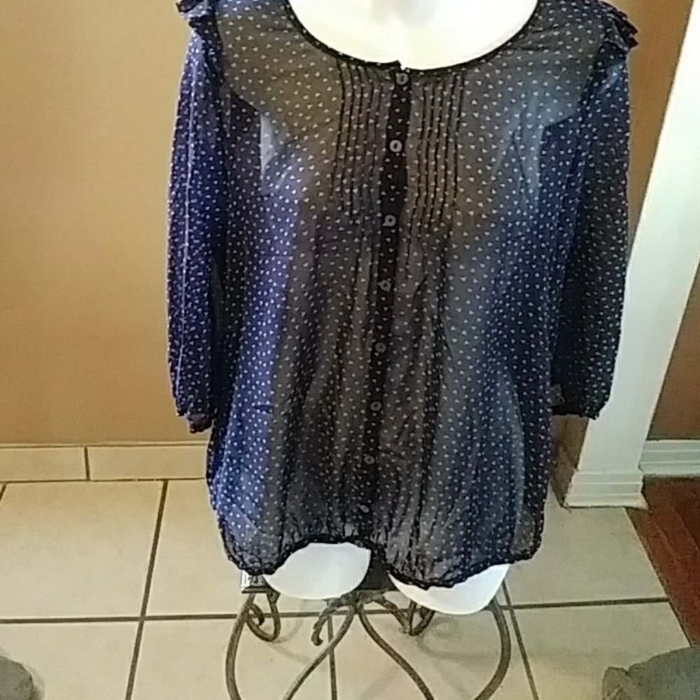Long sleeve blouse